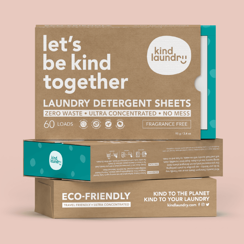 Kind Laundry Eco-Friendly Detergent Sheets (Ocean Breeze Scent)